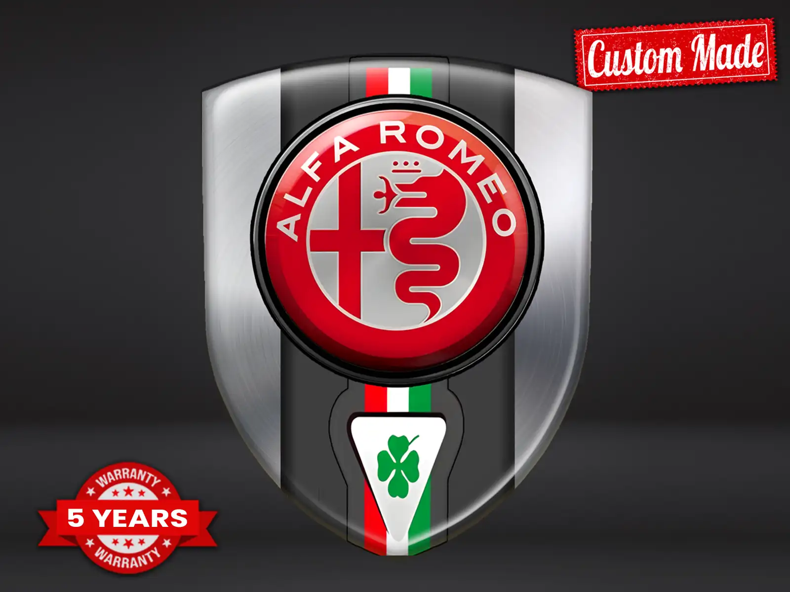 Alfa Romeo Decalcomanie Vinile Auto Tuning Regolabili Sobri